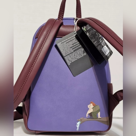 Loungefly Disney Hunchback of Notre Dame Cathedral Mini Backpack - Picture 3 of 5